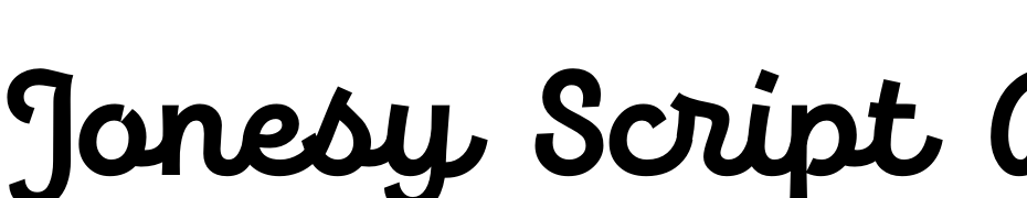 Jonesy Script Regular Font Download Free